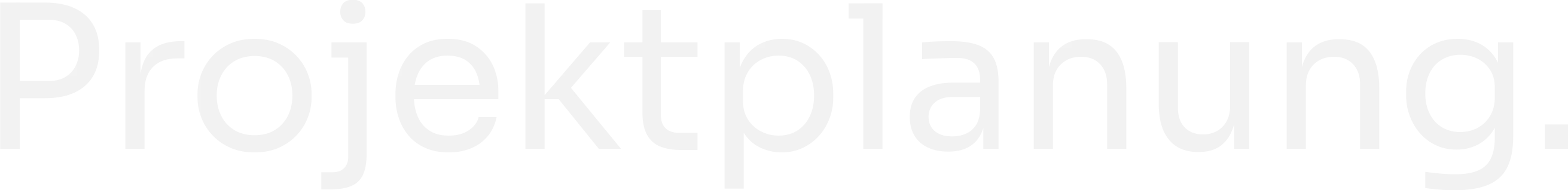 Projektplanung.